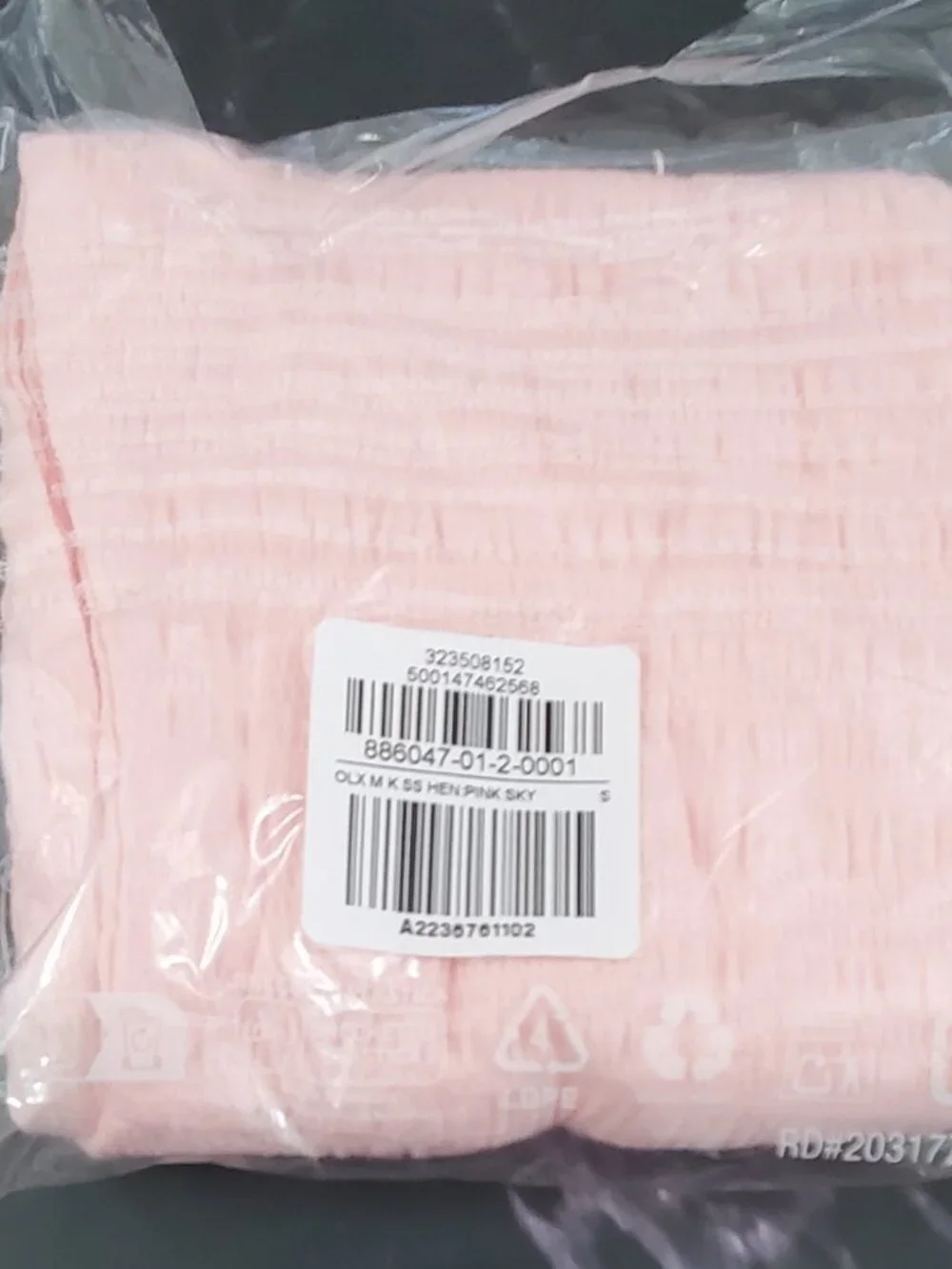 Smocked Jersey Henley Dress for Girls by Old Navy Pink Size (S)6-7 New with Tags